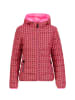 Blutsgeschwister Doorgestikte jas "Luft und Liebesmooching" roze/zwart