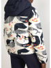 Blutsgeschwister Steppjacke "Cloud Stepperwhales" in Creme/ Dunkelblau