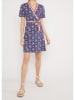 Blutsgeschwister Jurk "Curclassic love" blauw/roze