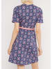Blutsgeschwister Kleid "Curclassic love" in Blau/ Pink