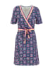 Blutsgeschwister Kleid "Curclassic love" in Blau/ Pink