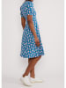 Blutsgeschwister Jurk "Joyful Heartstrawberry and kiss" blauw