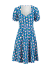 Blutsgeschwister Kleid "Joyful Heartstrawberry and kiss" in Blau