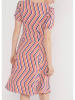 Blutsgeschwister Jurk "Joyful Heartrainbow" donkerblauw/oranje/roze