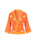 Blutsgeschwister Cardigan "Mingle Mangleartistic" in Orange
