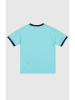 Champion Shirt  in Türkis/ Dunkelblau