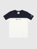 Champion Shirt in Creme/ Dunkelblau
