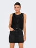 ONLY Gebreide gilet zwart