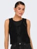 ONLY Gebreide gilet zwart