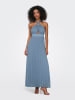 ONLY Plisseekleid in Hellblau