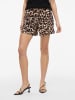 Vila Shorts "Leoa" in Braun/ Beige