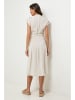 Lin Passion Leinen-Kleid in Creme