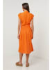 Lin Passion Leinen-Kleid in Orange