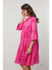 Lin Passion Leinen-Kleid in Pink
