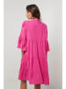 Lin Passion Leinen-Kleid in Pink