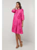 Lin Passion Leinen-Kleid in Pink