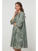Lin Passion Leinen-Kleid in Khaki