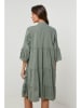 Lin Passion Leinen-Kleid in Khaki
