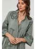Lin Passion Leinen-Kleid in Khaki