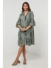 Lin Passion Leinen-Kleid in Khaki