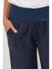 Lin Passion Leinen-Hose in Dunkelblau