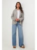 Lin Passion Cape in Grau