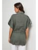 Lin Passion Leinen-Bluse in Khaki