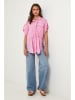 Lin Passion Leinen-Bluse in Rosa