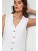 Lin Passion Linnen gilet wit