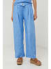 Lin Passion Leinen-Hose in Hellblau