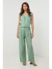 Lin Passion Linnen broek groen