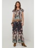 Lin Passion Bluse in Schwarz/ Bunt