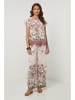 Lin Passion Blouse crème/meerkleurig