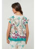 Lin Passion Bluse in Creme/ Bunt