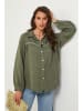 Lin Passion Linnen blouse kaki
