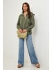 Lin Passion Linnen blouse kaki