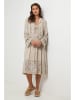 Lin Passion Leinen-Kleid in Beige
