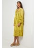 Lin Passion Leinen-Kleid in Gelb