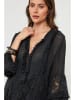 Lin Passion Leinen-Kleid in Schwarz