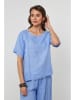 Lin Passion Leinen-Bluse in Hellblau