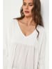 Lin Passion Bluse in Weiß
