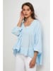 Lin Passion Bluse in Hellblau