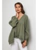Lin Passion Bluzka w kolorze khaki