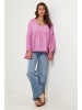 Lin Passion Bluse in Rosa