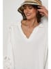 Lin Passion Bluse in Weiß