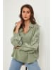 Lin Passion Bluse in Khaki