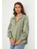 Lin Passion Bluse in Khaki