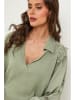 Lin Passion Bluse in Khaki