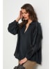 Lin Passion Blouse zwart
