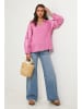 Lin Passion Bluse in Rosa
